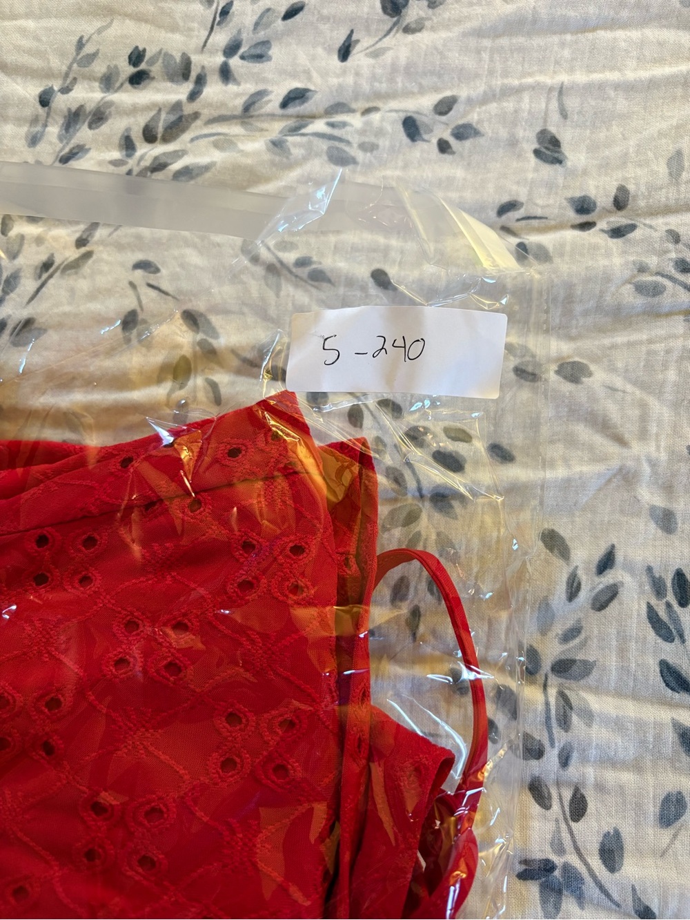 No Boundaries Red Eyelet Dress Sleeveless Juniors Size XL (15-17) NWT Stretch - Picture 10 of 10